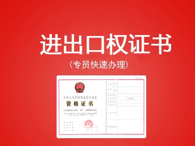 进出口权证办理